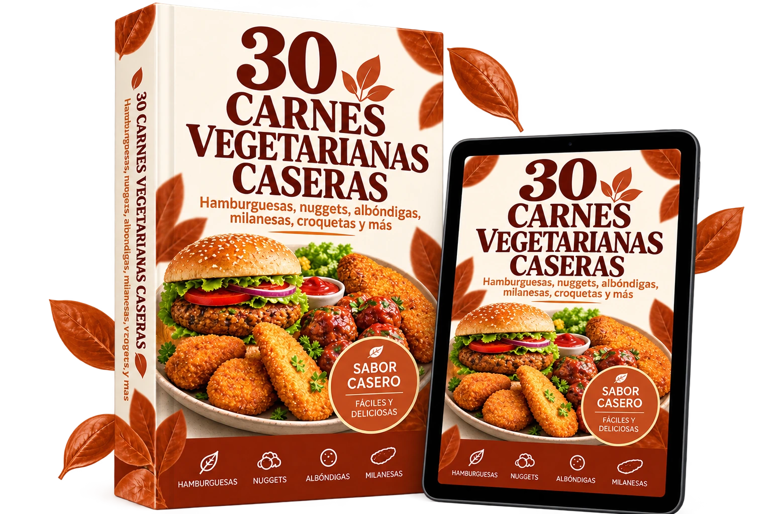 Bono 2: 30 carnes vegetarianas caseras