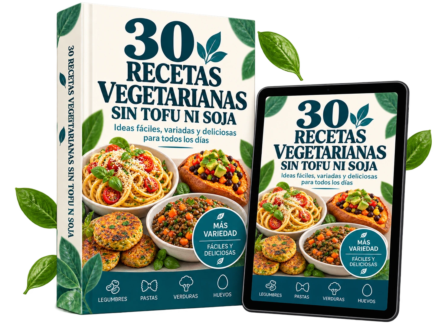 Bono 4: 30 recetas vegetarianas sin tofu ni soja